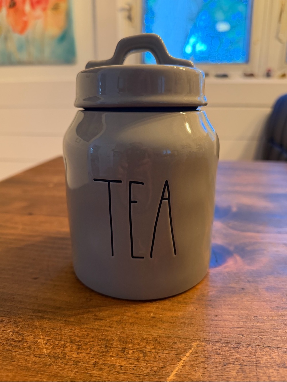 Rae Dunn TEA canister